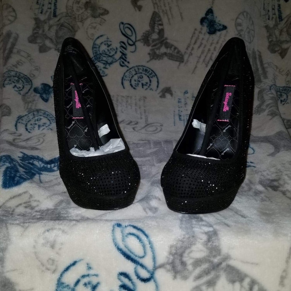 Black heels